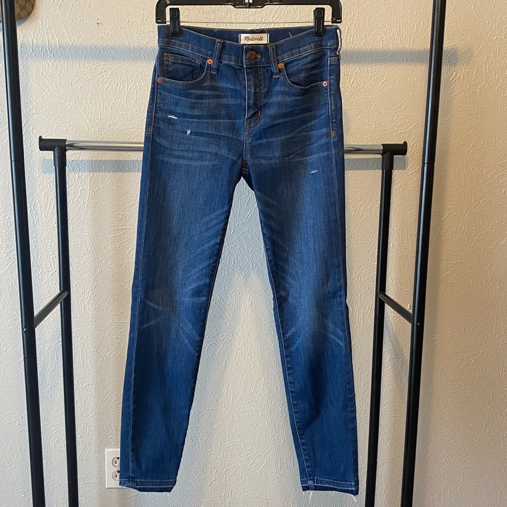 MADEWELL HIGH RISE SKINNY JEANS